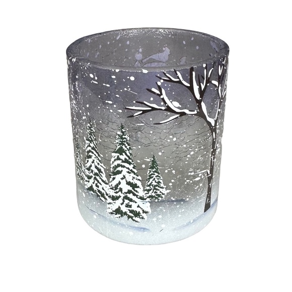 Yankee Candle 1711159 Snow Couple Snowman Votive Candle Holder - Picture 3 of 3